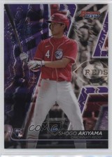 2020 Bowman's Best Purple Refractor /250 Shogo Akiyama #70 07d9