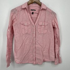 Express Long Sleeve Button Shirt Womens Size ...
