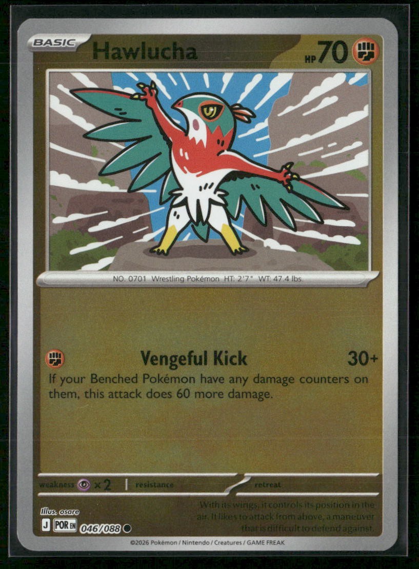 Hawlucha ME03: Perfect Order 046/088 Reverse Holo NM