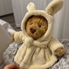New Doll Bear Doll Bathrobe Bear Doll Teddy Bear Plush Toy Birthday Holiday Gift