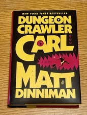 SIGNED Dungeon Crawler Carl Book Matt Dinnima...