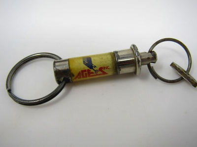 #ad #ad Vintage Keychain Charm: AGES Inc. Eagle Logo Air Ground Equipment Sales $15.00