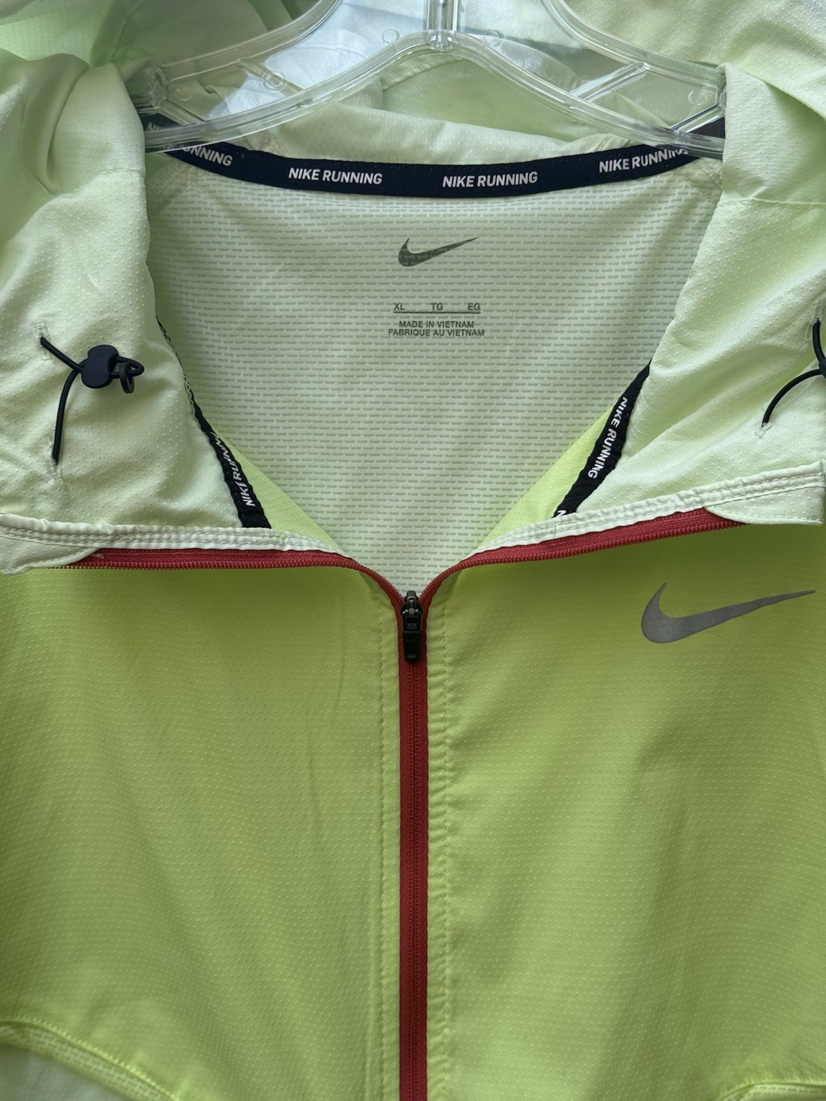 Nike Running Packable Windrunner Jacket Lime Ice … - image 3