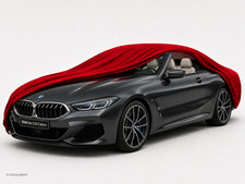Ganzgarage Indoor Stretch Cover Carcover f�r BMW 8er G14 Cabrio rot