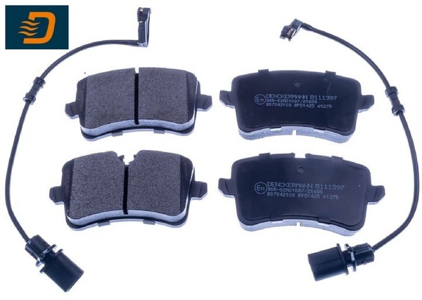 Denckermann B111397 Bremsbelagsatz FüR Scheibenbremse Bremsbelagsatz FüR Audi-image
