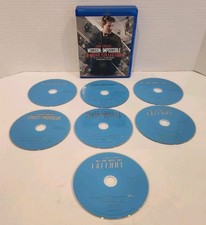 Mission Impossible 6-Movie Collection Blu-ray, 7-Disc Set, 2018 VGC FREE SHIP