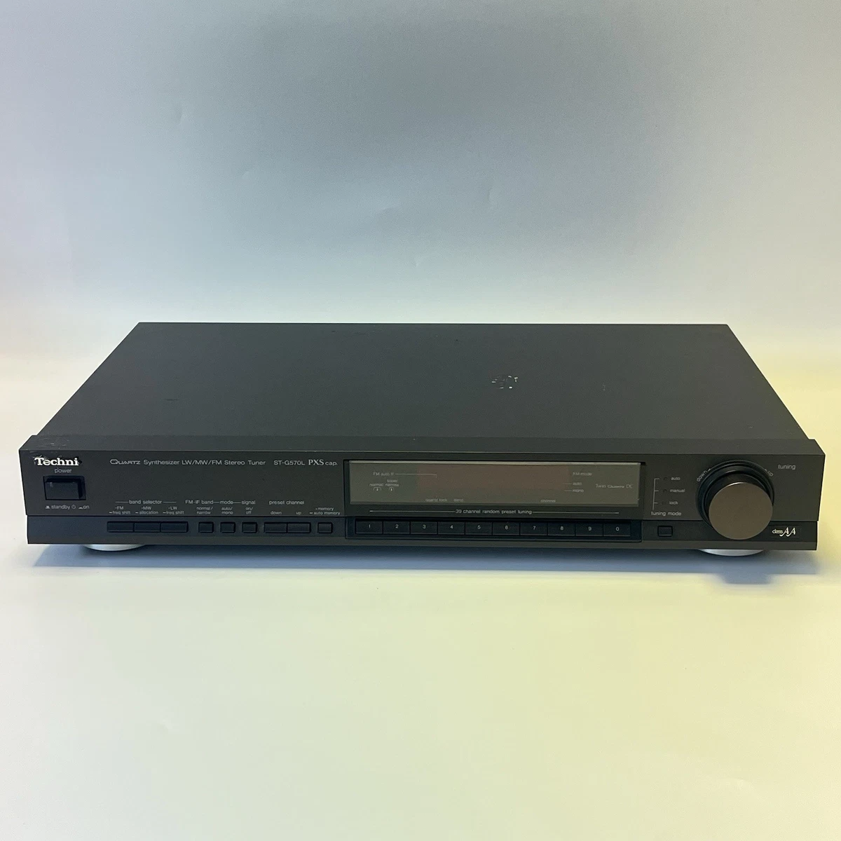 Tuner Technics ST-G460L - Révisé Pro - FM/AM - Noir