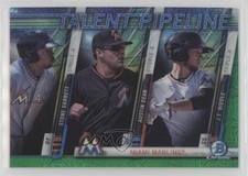 2017 Bowman Mega Box Green Refractor 15/99 Stone Garrett Austin Dean n7e