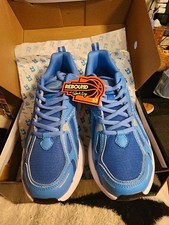 Ewing Rebound Low Top Sneakers Blue/Gray/White Lace-Up Men's US 9.5