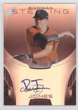 2013 Bowman Sterling Prospect Ruby Refractor 88/99 Ryder Jones #BSAP-RJ Auto 0c2