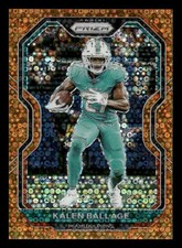 2020 Panini Prizm #14 Kalen Ballage Prizm Disco Miami Dolphins