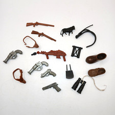 Vintage Marx Best of the West GI Joe & Misc Western Accessories Lot Of 17