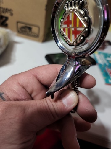 1977-1978 AMC MATADOR BARCELONA CONCORD NOS HOOD ORNAMENT OEM EMBLEM BADGE - Picture 8 of 10