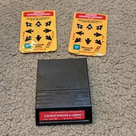 Intellivision Advanced Dugeons And Dragonsw/ box & overlays Works 1982 - 3410