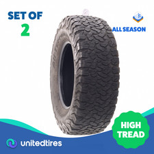 Set Of 2 Used Lt 28570r17 Bfgoodrich All-terrain Ta Ko2 116113q - 932 Set Of 2 Used Lt 28570r17 Bfgoodrich All-terrain Ta Ko2 116113q - 932