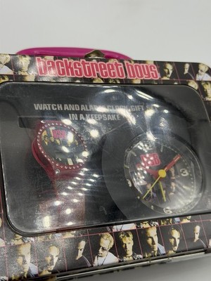 Backstreet Boys Watch And Alarm Click Gift Set Tin Vintage Y2K