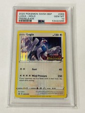 2020 POKEMON SWSH #069 LUGIA HOLO PSA 10 GEM MINT PROMO PRERELEASE BLACK STAR on eBay