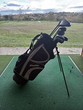 Dunlop 65i Graphite Golf Set Driver 3&5 Woods, All Irons + Bag Great Condition