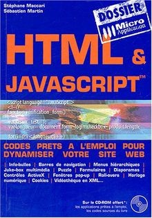 HTML  JavaScript von Maccari, Stéphane, Martin, Sé... | Buch | Zustand sehr gut