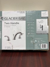 Glacier Bay 8" Widespread 2-Handle Chrome Bathroom Faucet 1008028067 Open Box