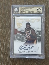2012 National Treasures Champion Signatures Gold Magic Johnson BGS 9.5 GEM /25