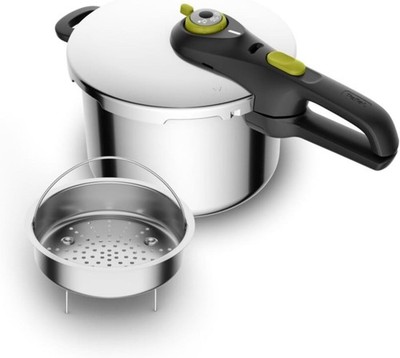 Schnellkochtopf 6L Edelstahl Induktionsgeeignet Spülmaschinenfest Einfach...