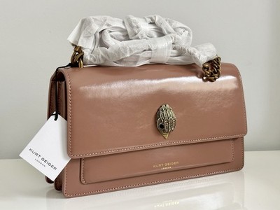 Kurt Geiger Umhängetasche Blush Shoreditch Lackleder UVP 289£