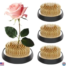 2-Inch Round Flower Frogs - 4 Pack Floral Pin Holders for Stunning Arrangements