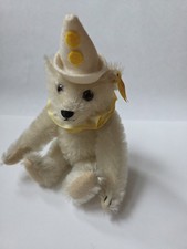 Steiff Teddy Clown Bear 16cm. 029400 Replica 1926 Historic Mini Cream Color