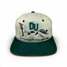Ducks Unlimited Hat DU w/ Mallards Est. 1937 Oak Creek Hunting Snapback Cap