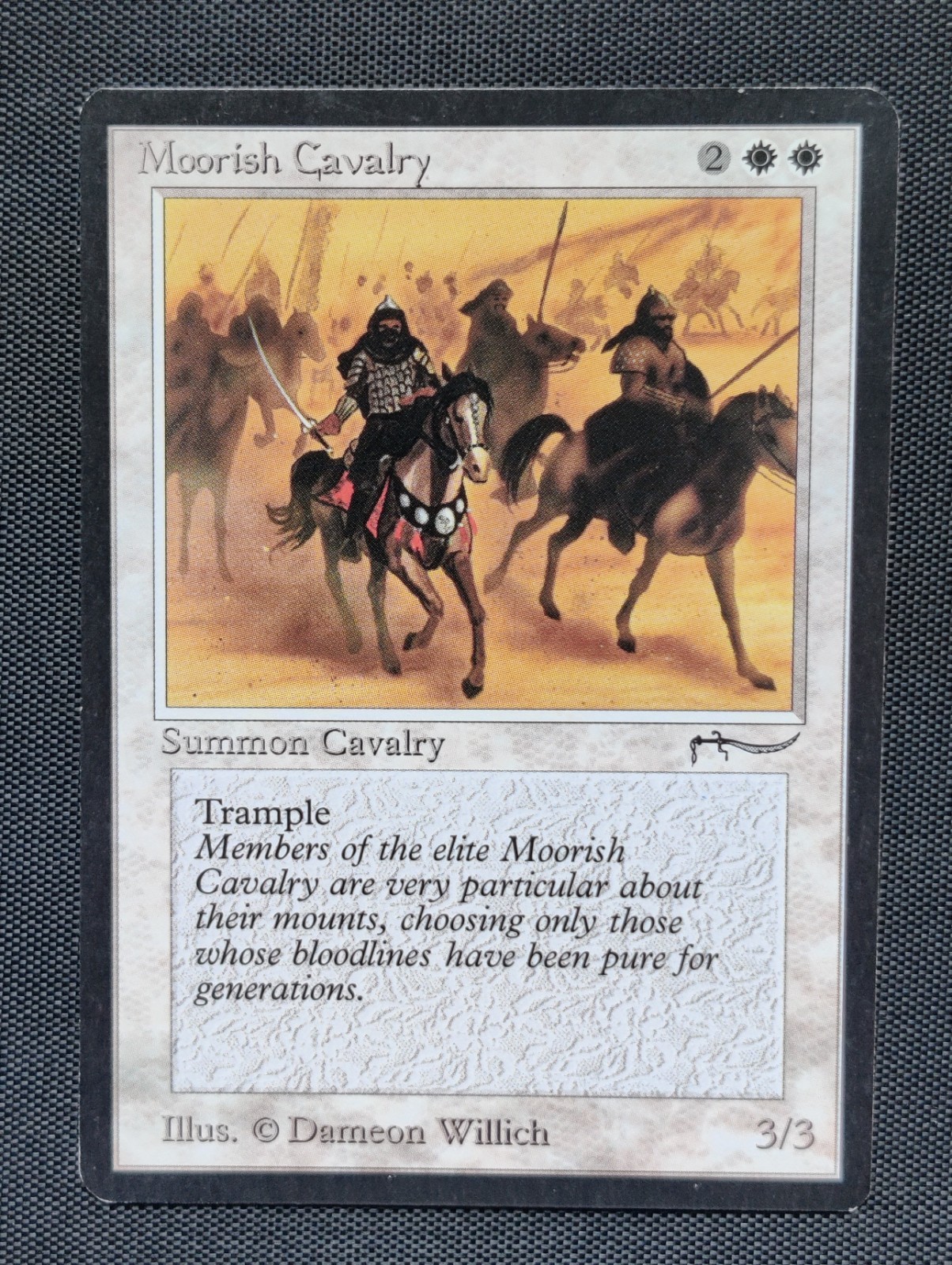MTG Moorish Cavalry Dark  - Arabian Nights #7 Magic The Gathering NM Near Mint