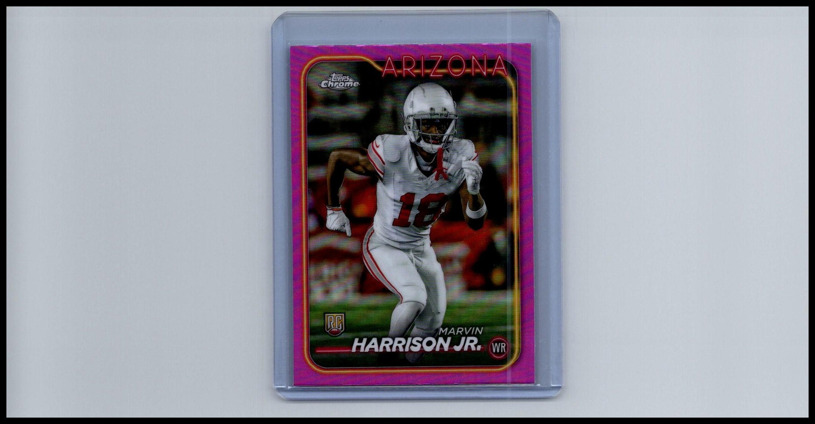 2024 Topps Chrome #204 Marvin Harrison Jr. Pink Refractor