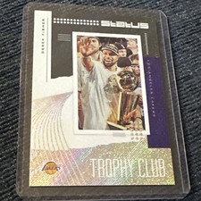 Derek Fisher 2019-20 Panini Status Trophy Club #14 Los Angeles Lakers-BASKETBALL