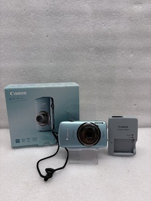 Canon Digital IXUS 200 IS Digitalkamera 12.1 MP 5x Zoom Touchscreen HD ICE Blue 