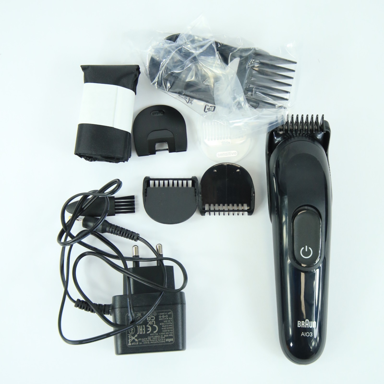 Braun Series 3 AIO3545 Multi-Groomer 5-in-1 Cordless Trimmer Black