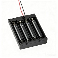 6V Series Connection Battery Box For 4 3A Cells Spring Contacts Battery Holder