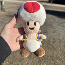 Nintendo Super Mario Bros. Red TOAD Plush 6" Plush 2017 Plush