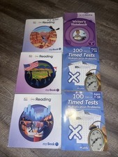 Lot Of 6 Homeschool Books Math And Into Reading Softcover Grade 3 2020 Tests