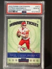 2020 Panini Contenders - Winning Ticket Patrick Mahomes II #WT1 Emerald - PSA 10