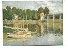 PAINTER PAINTING CLAUDE MONET LE PONT D ARGENTEUIL