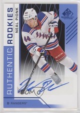 2018-19 Upper Deck SP Game Used Authentic Rookies Blue Neal Pionk #179 Auto 07pz