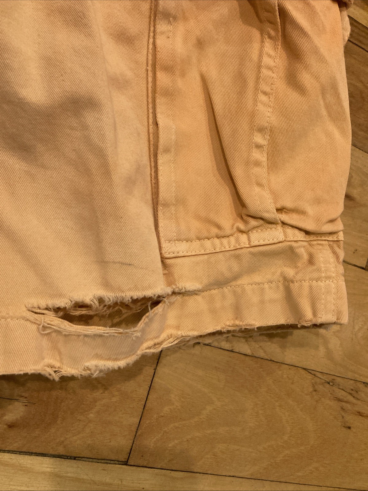 American Eagle Cargo Orange Drawstring Shorts Com… - image 9