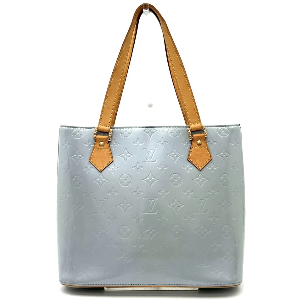 Auténtico bolso de mano Louis Vuitton Houston M91218 monograma charol Vernis Foto 3 de 4