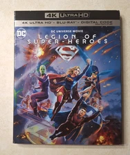 Legion of Super-Heroes 4K UHD Blu-Ray DC Ultra HD w/ Slip Universe Movie 2023