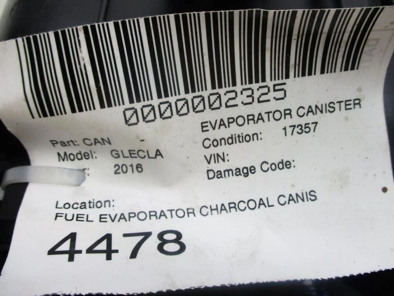 VASILHA DE CARVÃO EVAPORADORA DE COMBUSTÍVEL GLE350 17K SERVE 2016 MERCEDES BENZ GLE63 37538 - Imagem 4 de 4