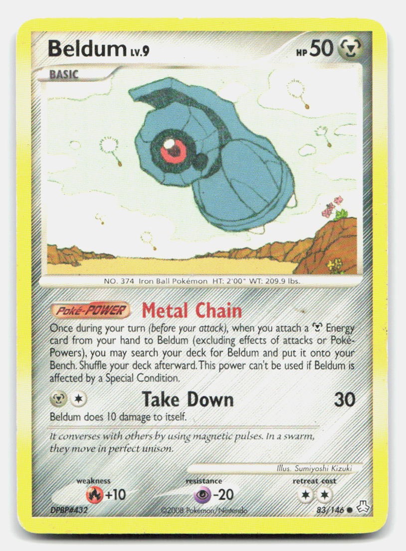 Beldum 83/146 Common Legends Awakened Pokemon HP