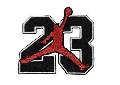 Michael Jordan Patch 23 Chicago Bulls NBA Basketball Embroidered Iron On Patch