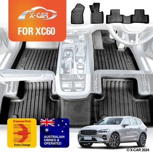 Floor Mats for Volvo XC60 2017+ Heavy Duty Car Floor Liners Full Set 