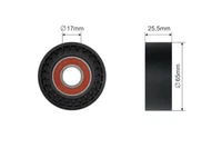 Umlenkrolle Keilrippenriemen FüR Citroen C5 II C5 III C6 C8 C-CROSSER