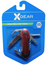 XGear Mini Deluxe Multi Tool; 8 Tools-In-One; RXGXGMINI2